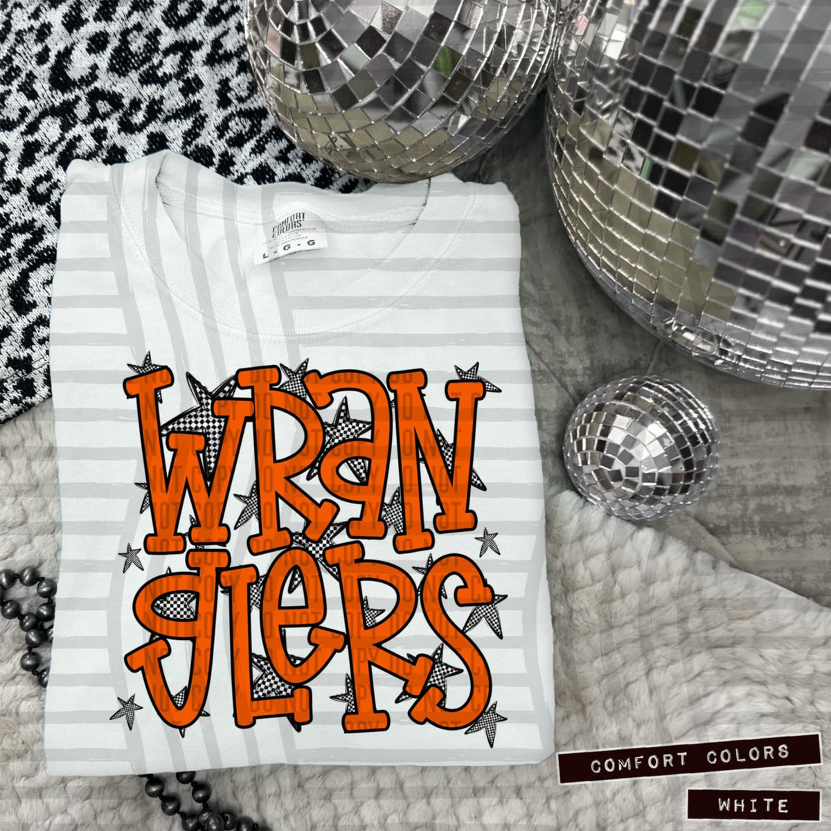 Orange Staggered Mascots (Caplinger)