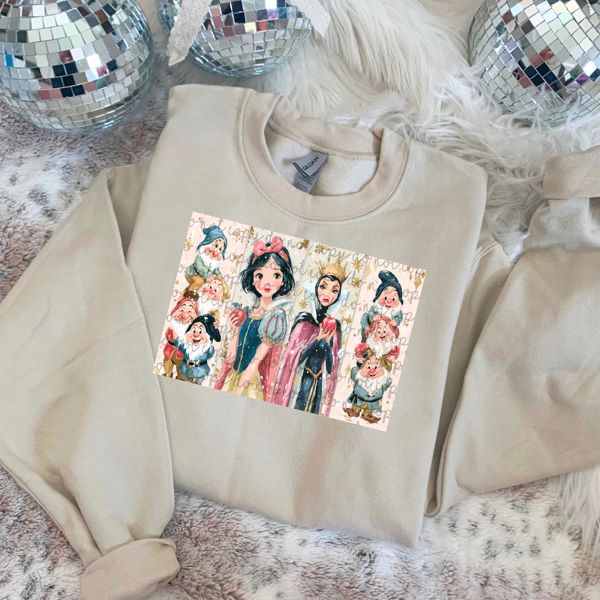 Princess and dwarfs (SSD) 117538 DTF transfer