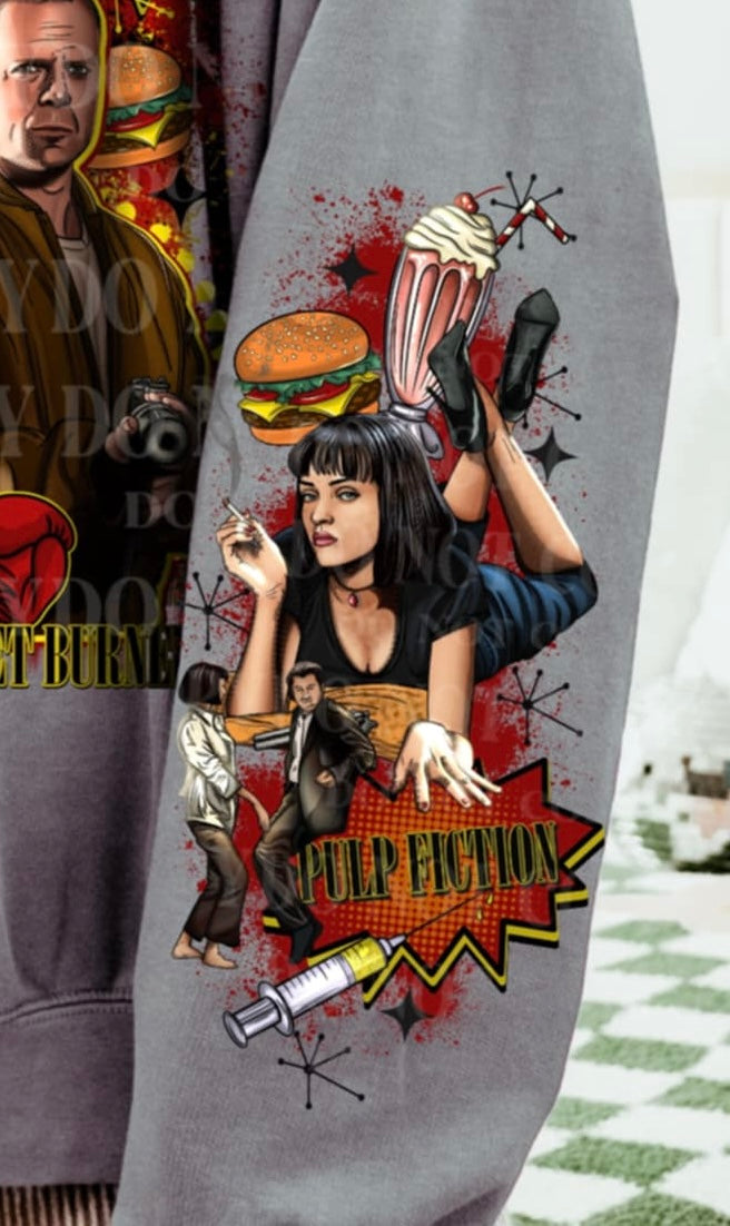 P Fiction SLEEVE AG DTF transfer