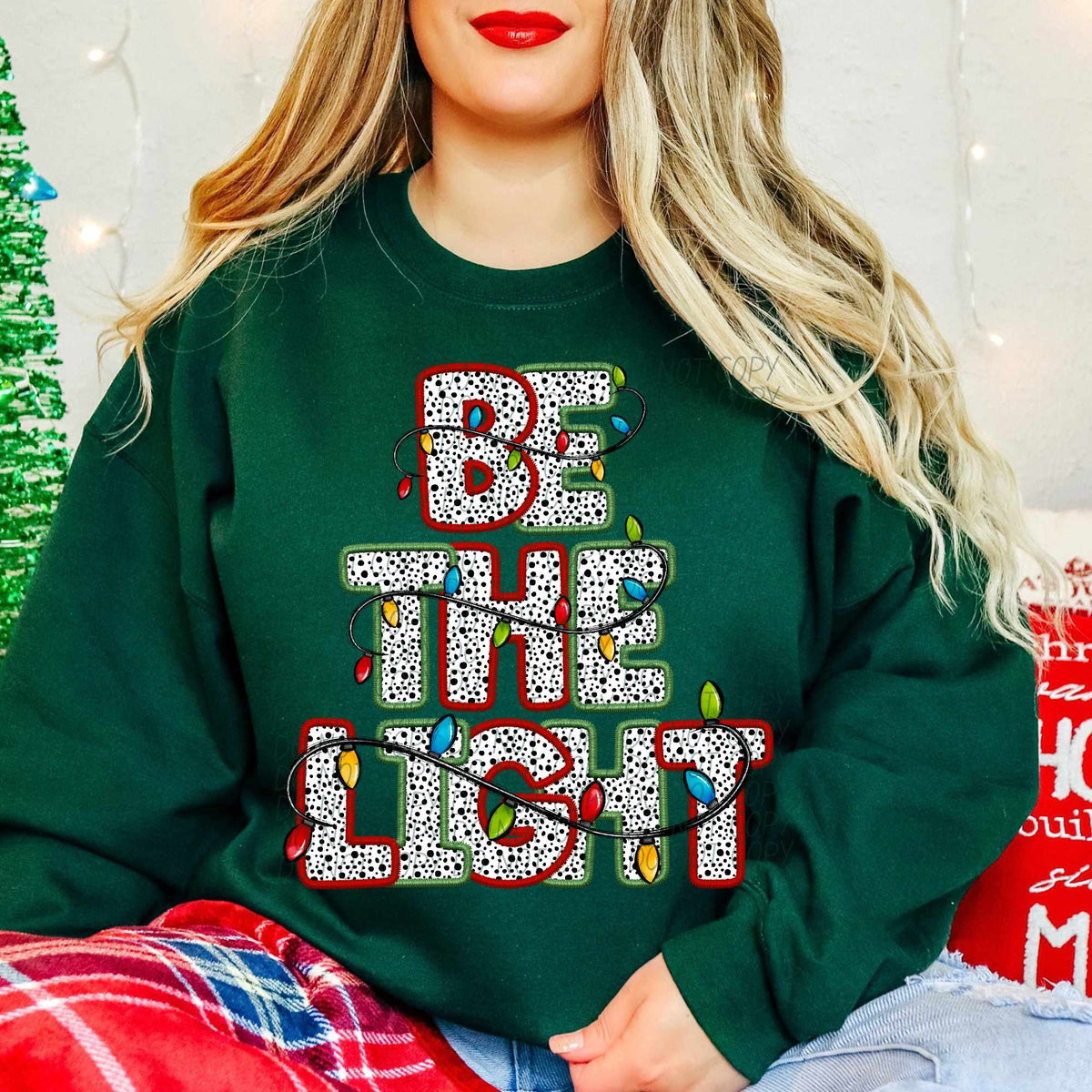 Be the light Dalmatian filled stacked (CITY) 70026 DTF transfer