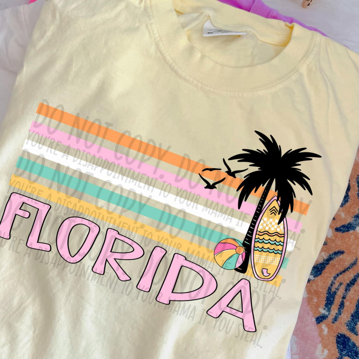 Florida stripes (SWD) 97810 DTF transfer
