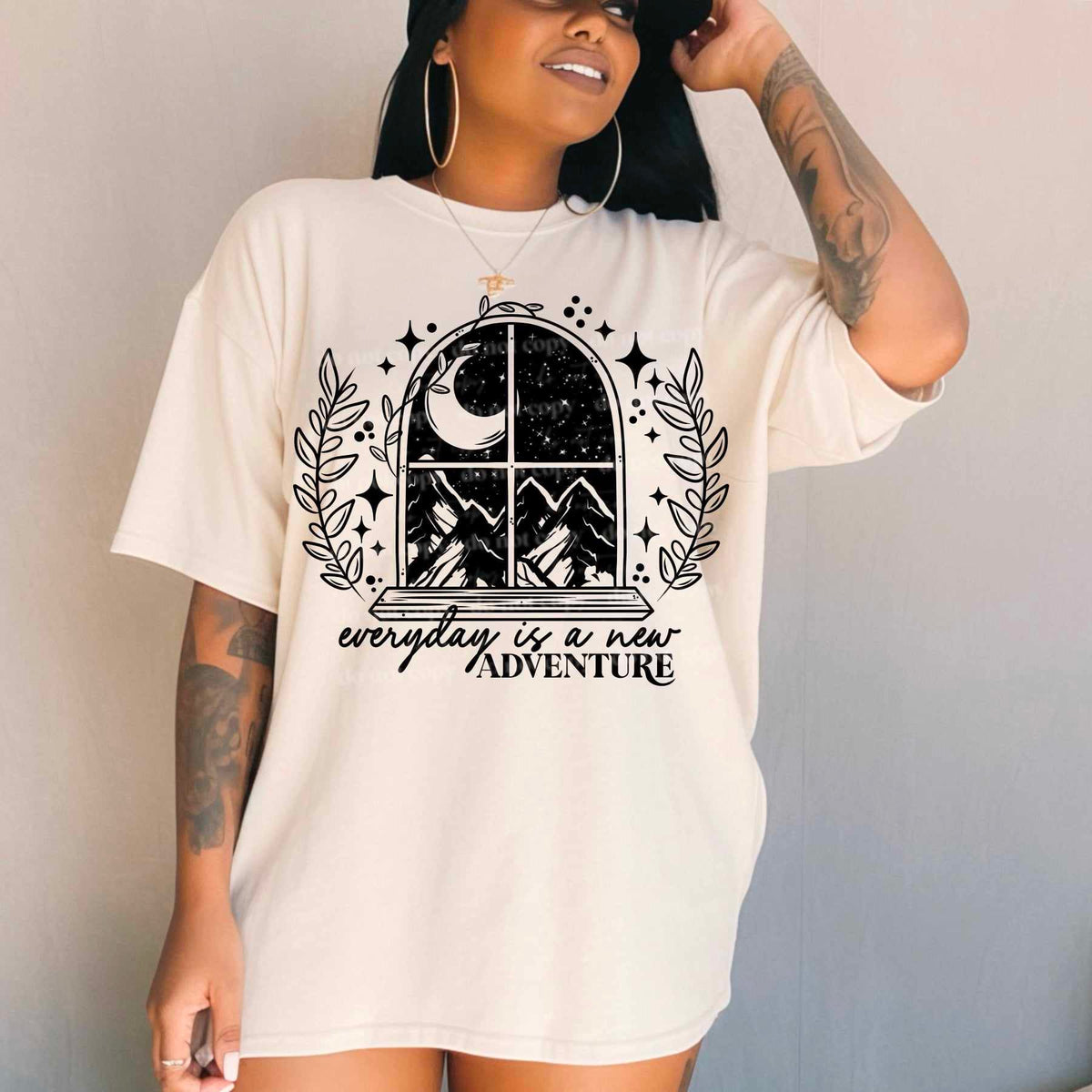 Everyday is a new adventure (CSC) 65725 DTF transfer