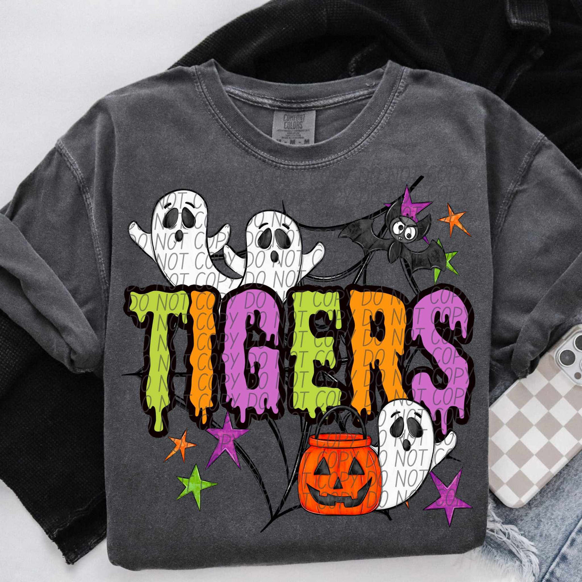 Tigers Halloween (City) DTF transfer