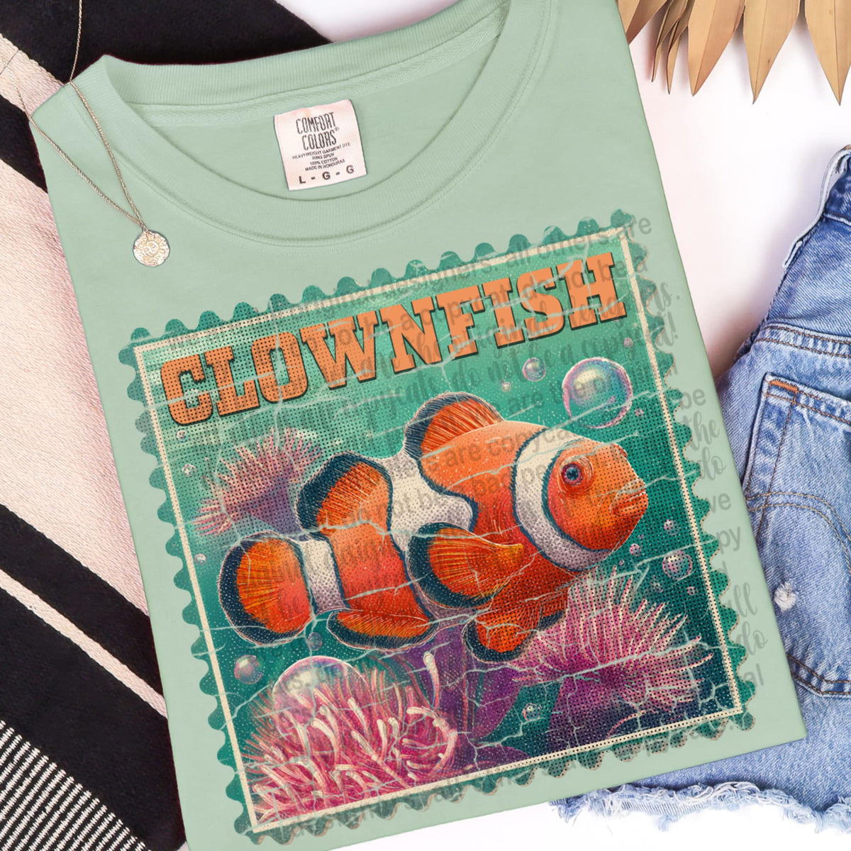 Clownfish stamp (TTD) 107265 DTF transfer