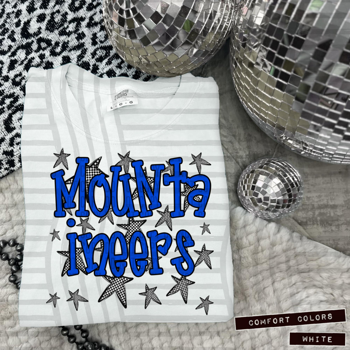 Blue Staggered Mascots (Caplinger)