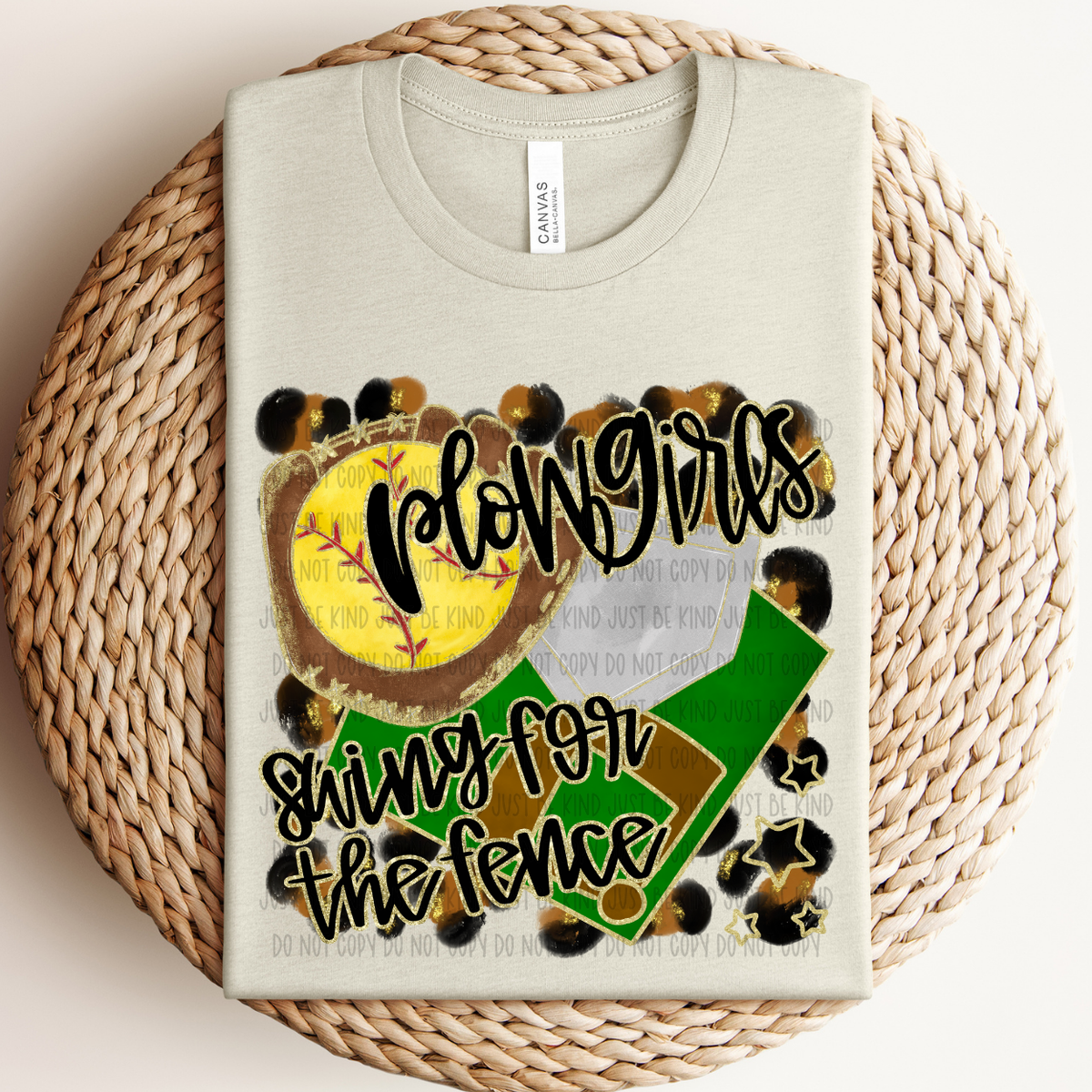 Softball Plowgirls For The Fence (Caplinger) 83502 DTF Transfer