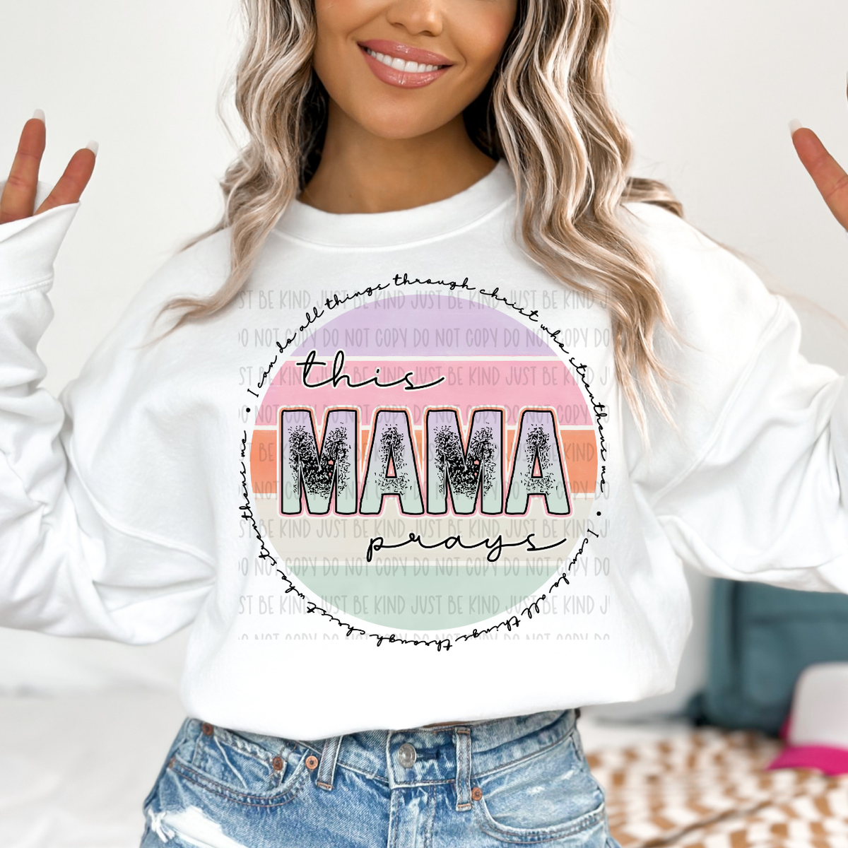This Mama Prays (Kayndi) 72991 DTF Transfer