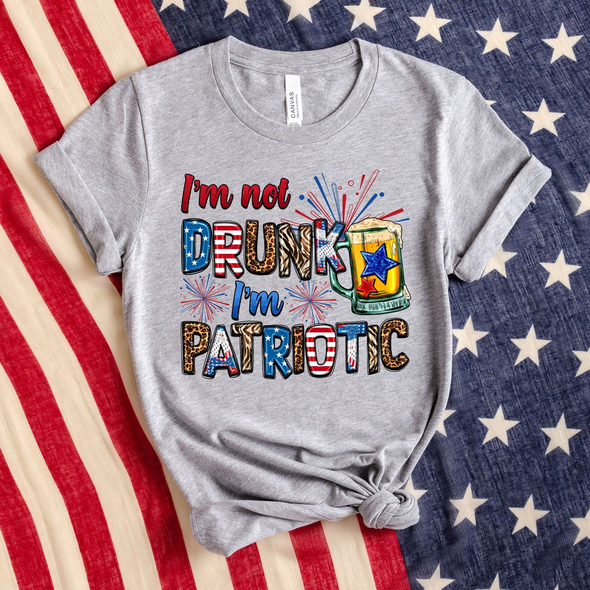 I'm not Drunk I'm Patriotic-47064-DTF transfer