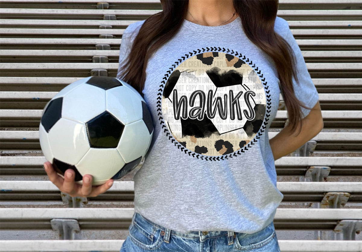 Hawks soccer background (Caplinger) DTF transfer