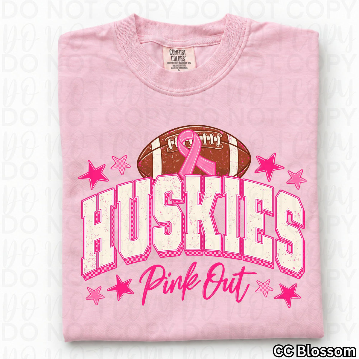 Huskies pink out football (UAC) DTF Transfer