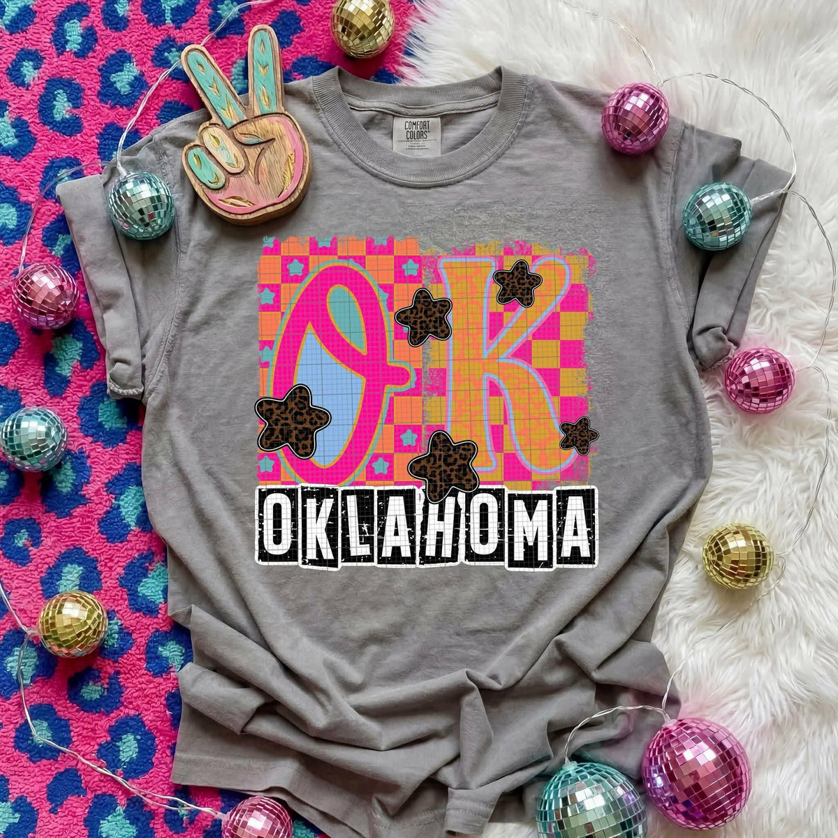 Oklahoma Animal Print State (C’s) DTF Transfer