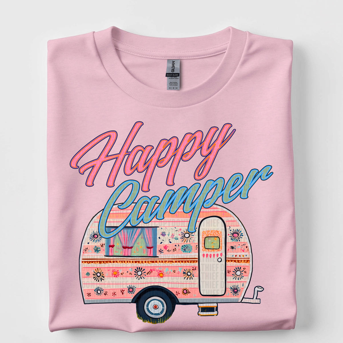 Happy camper 97550 DTF transfer