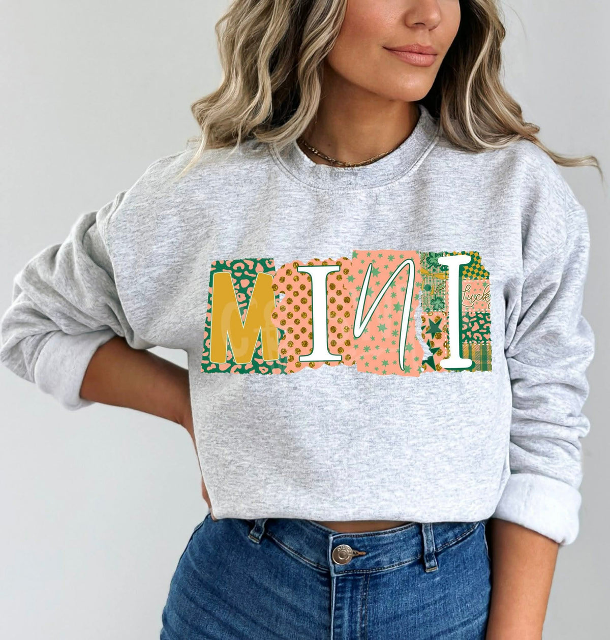 Mini st pattys (c’s) DTF transfer