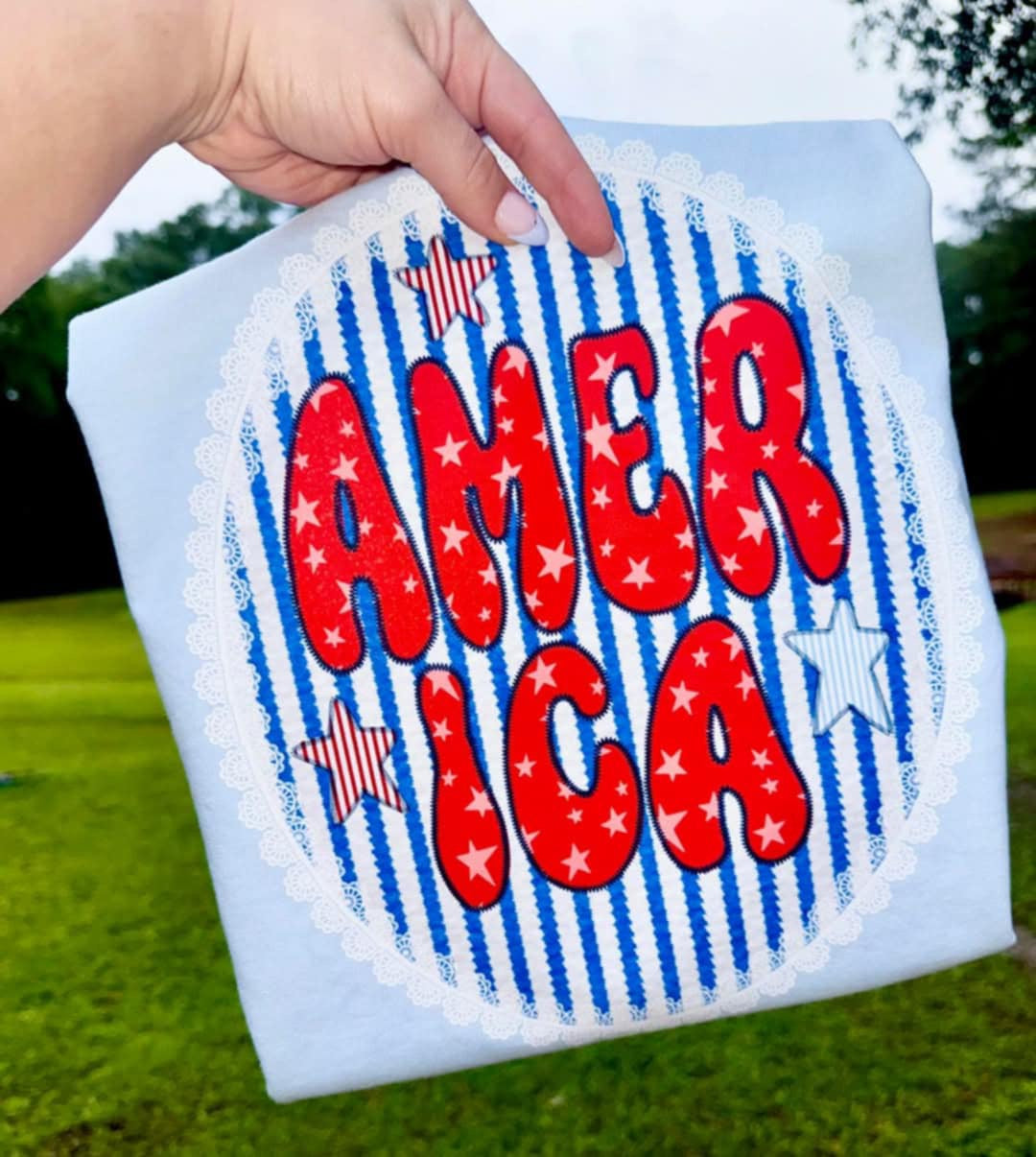 America circle 106371 DTF transfer