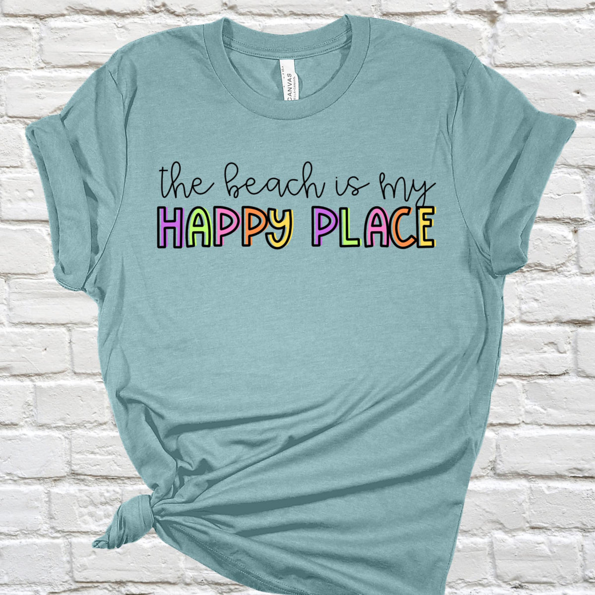 The beach is my happy place 106072 DTF transfer