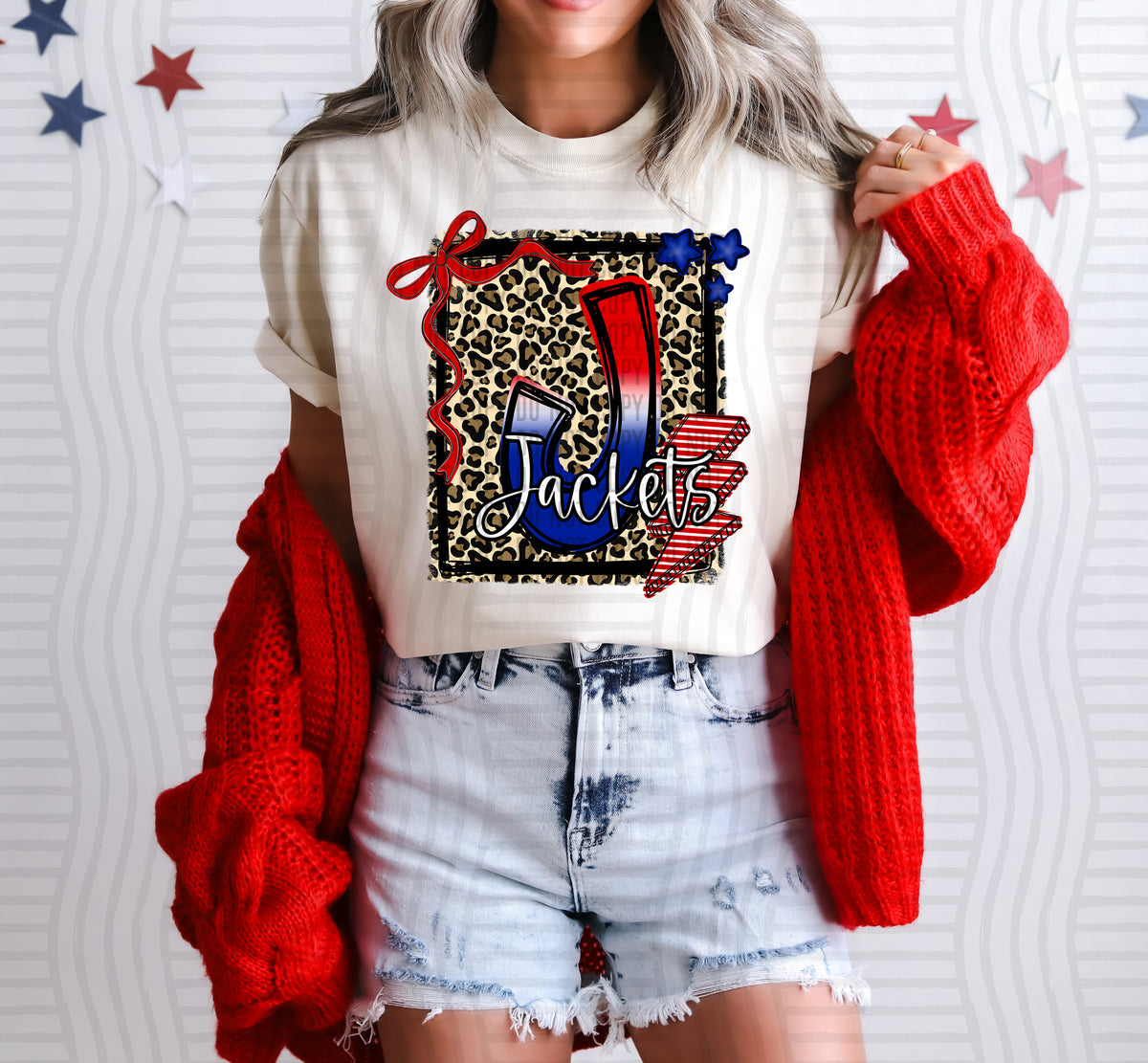 Jackets Star-Spangled Sass Mascots (Caplinger) DTF transfer