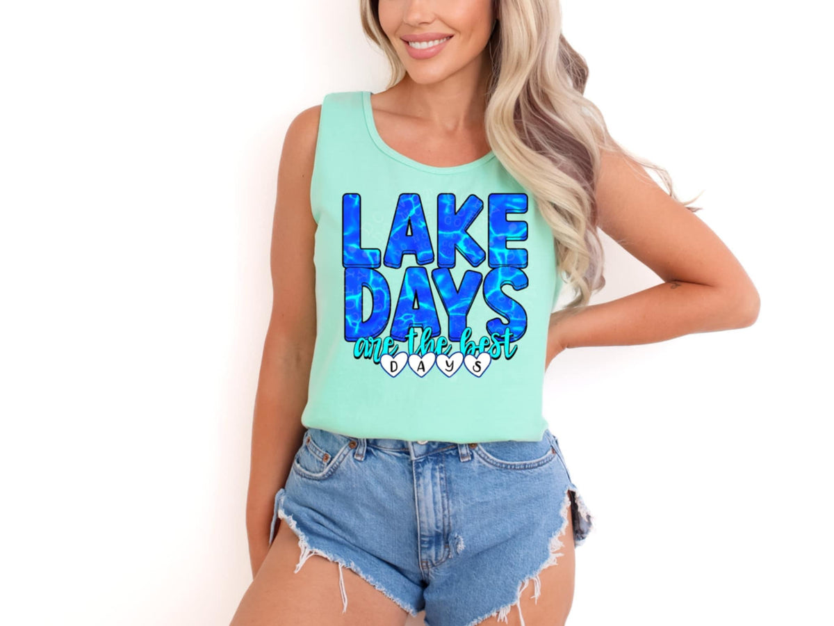 Lake days one of the best days 92538 DTF transfer