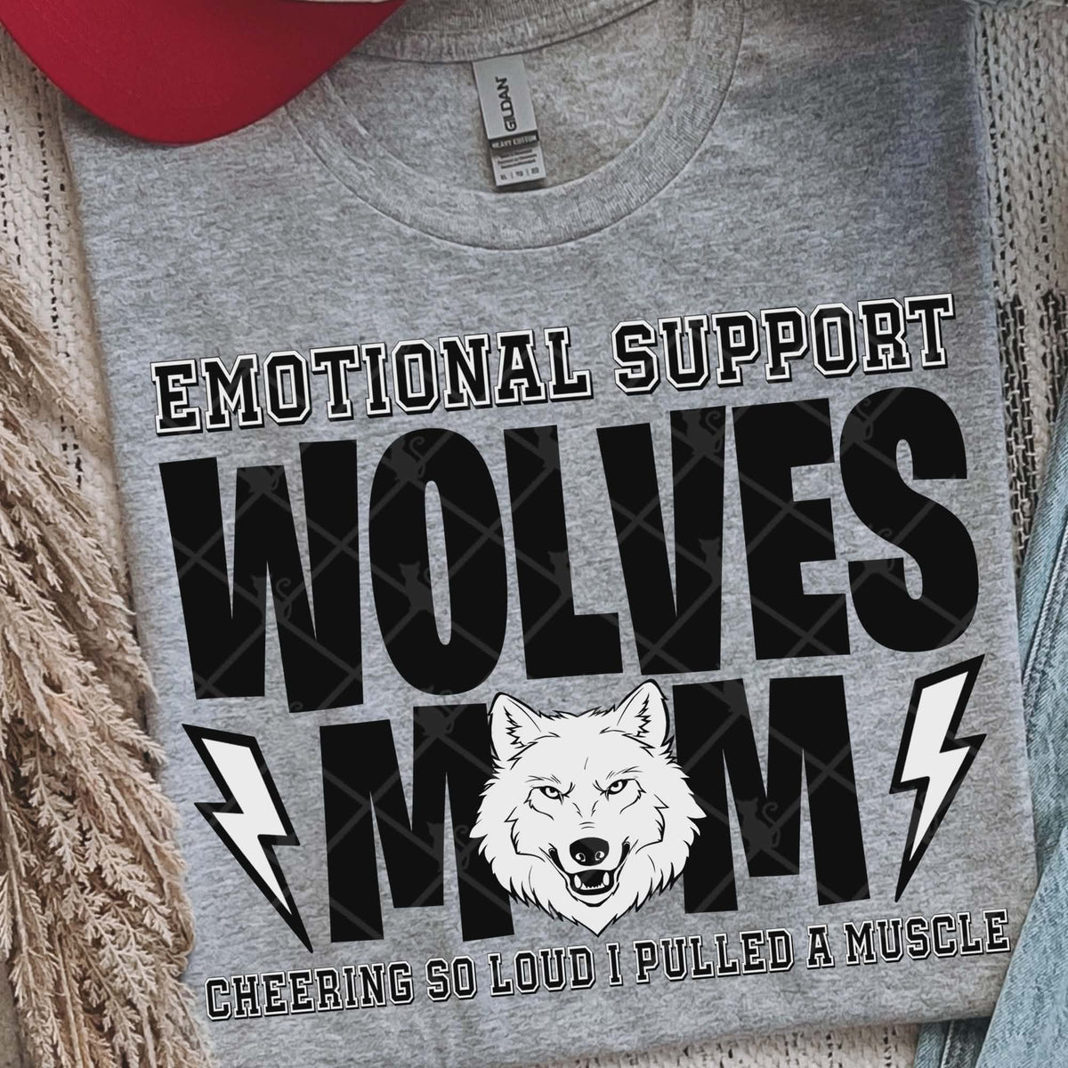 Emotional support wolves mom (Ttd) DTF Transfer