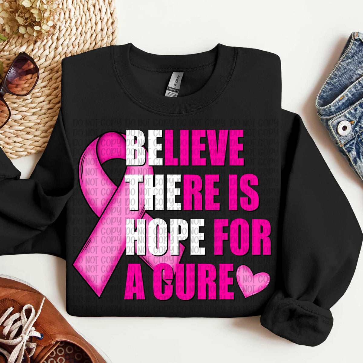 Believe there is hope for a cure (VP) DTF Transfer