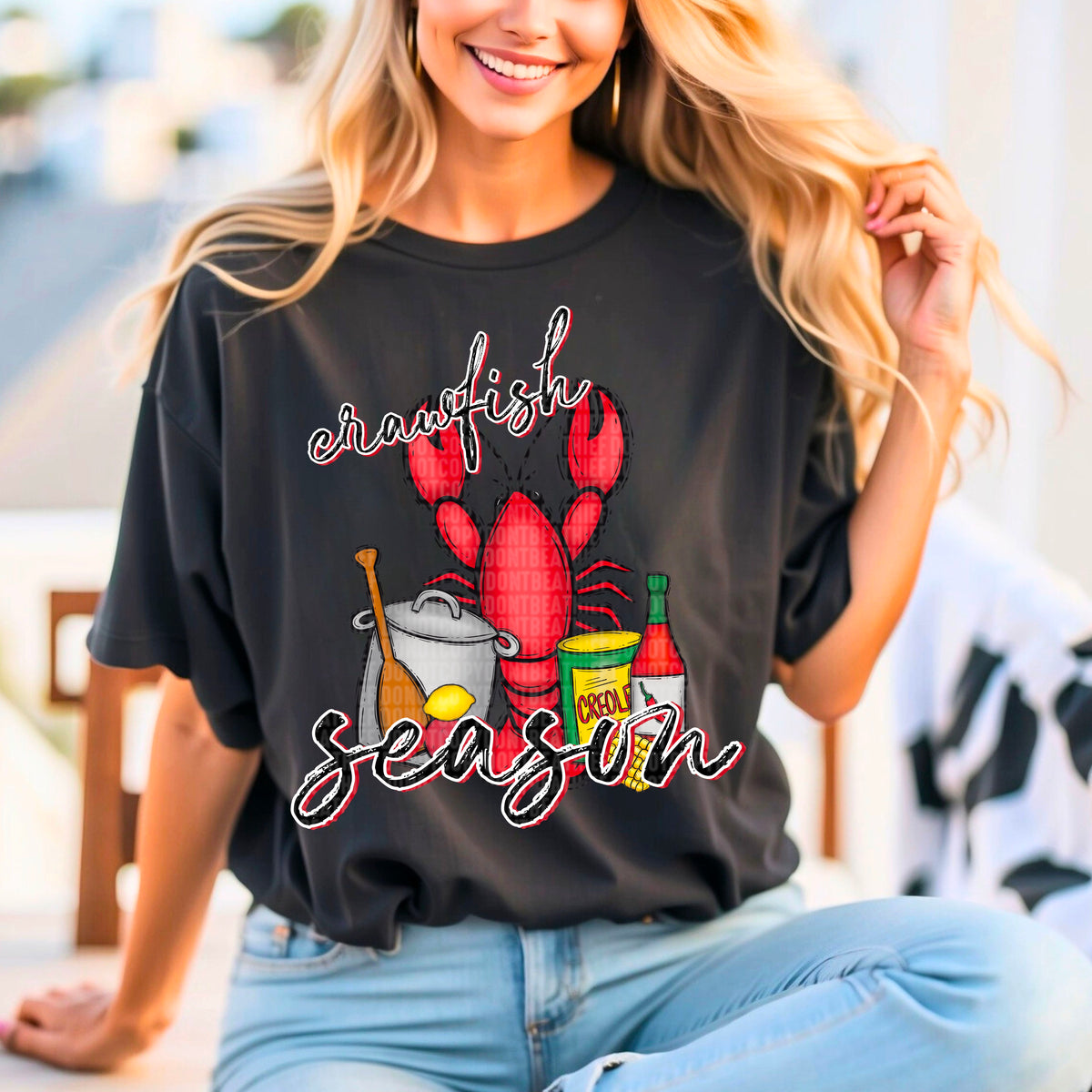 Crawfish season 93795 DTF transfer