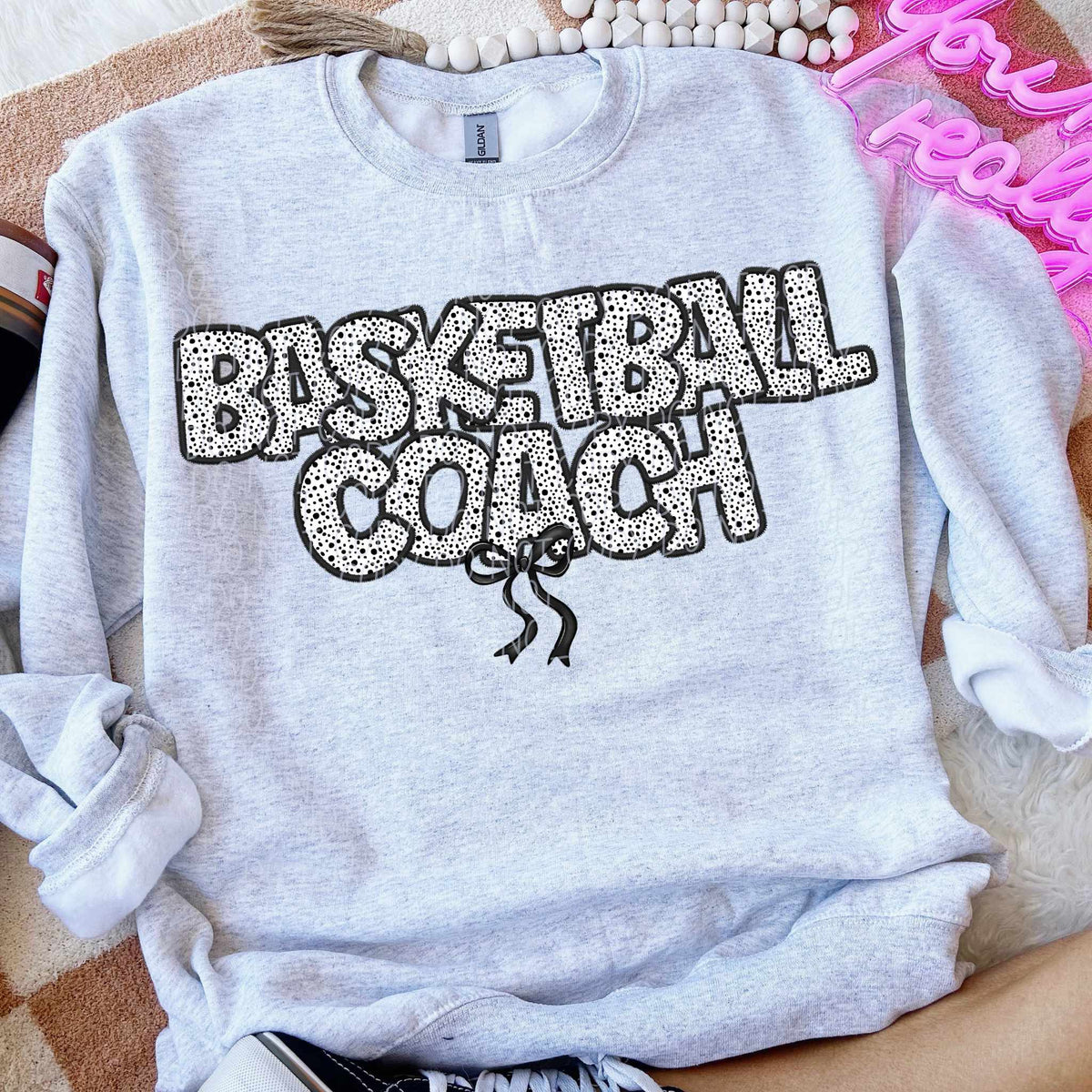 Basketball coach dot filled (CITY) 82296 DTF transfer