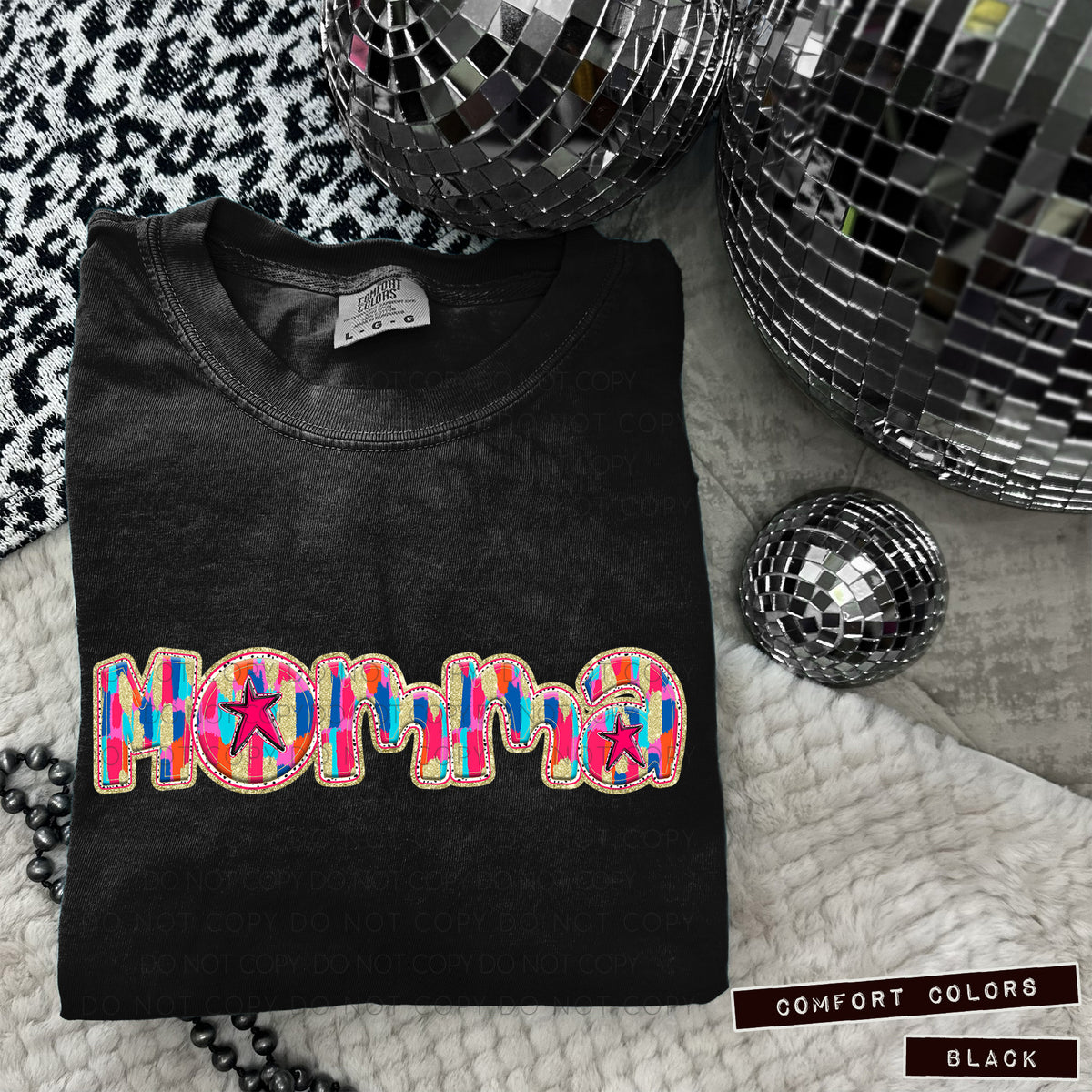 Momma Tutti Brushstrokes (Caplinger) DTF transfer