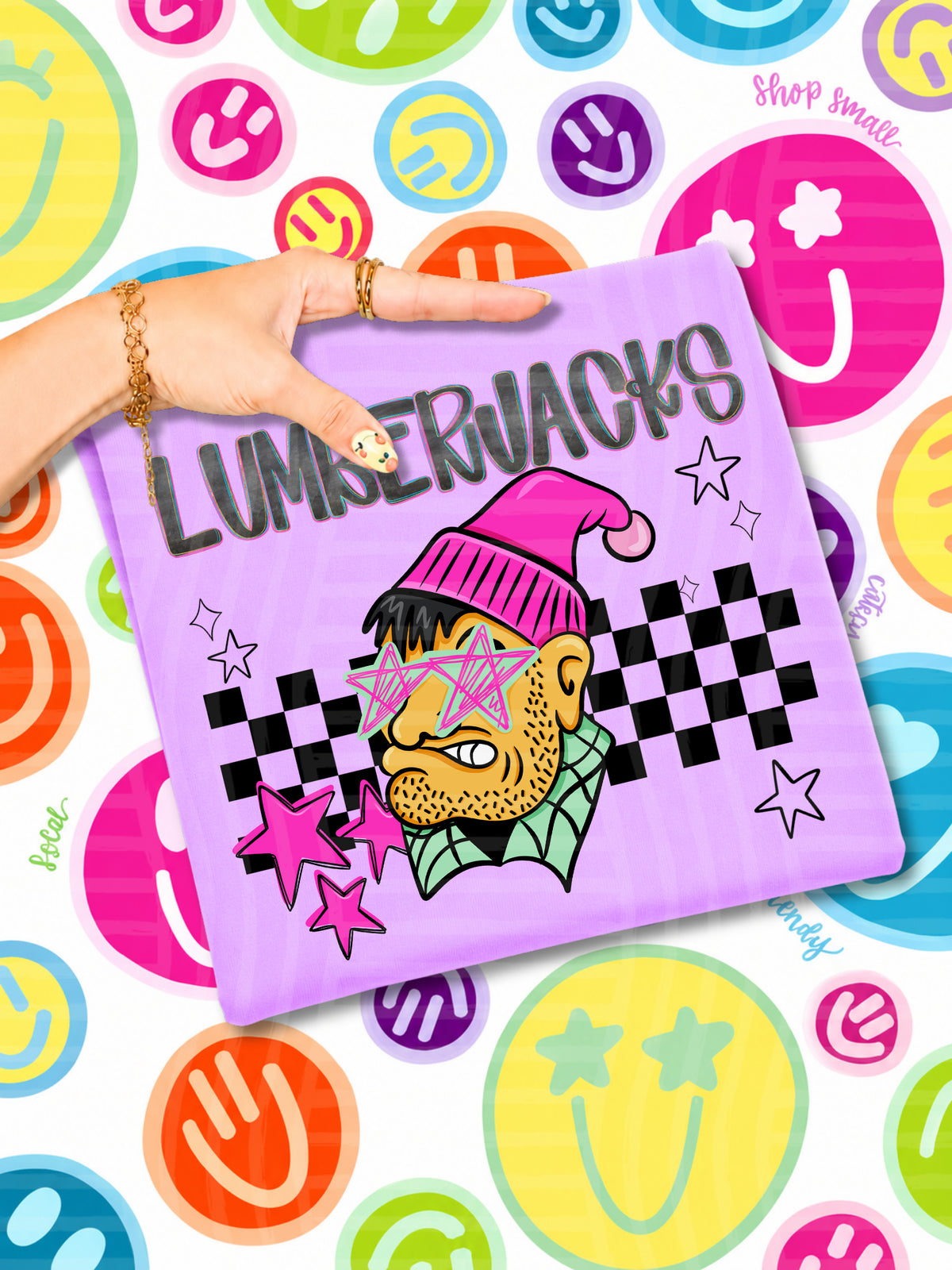 lumberjacks starry eyed checks (CAPLINGER) DTF Transfer