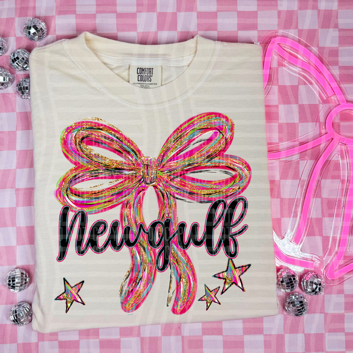 Newgulf Whimsical Bow (caplinger) DTF transfer