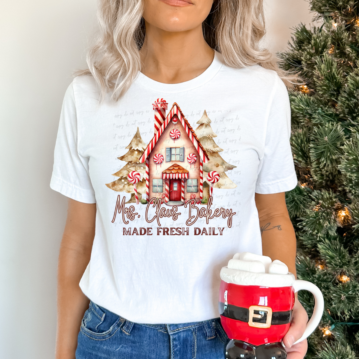 Mrs. Claus Bakery 68238 DTF Transfer