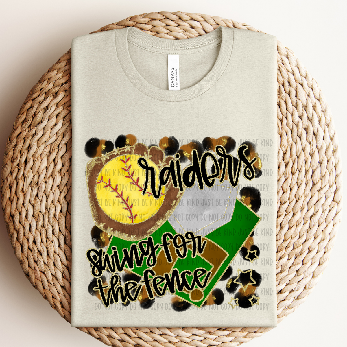 Softball Raiders For The Fence (Caplinger) 83503 DTF Transfer