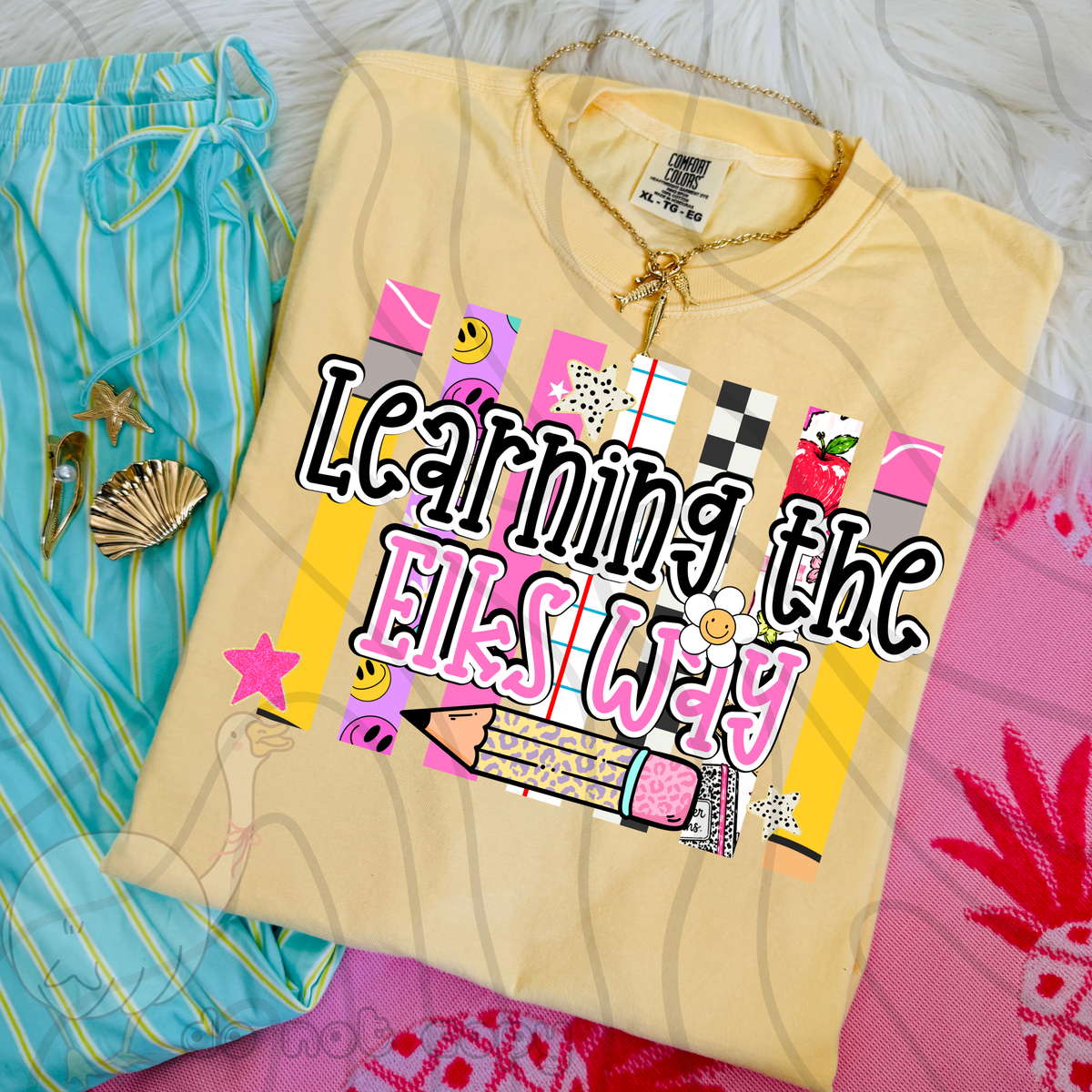 Learning the elks way school stripes (DKD) DTF Transfer