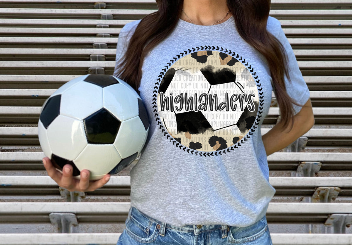 Highlanders soccer background (Caplinger) DTF transfer