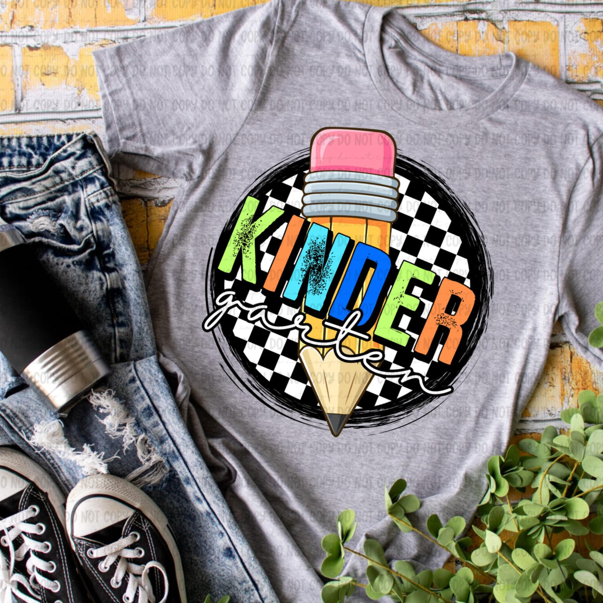 Kindergarten retro circle BOY 106580 DTF transfer