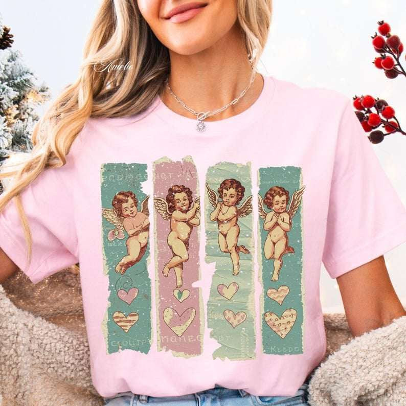 Cupid rectangles 75874 DTF transfer