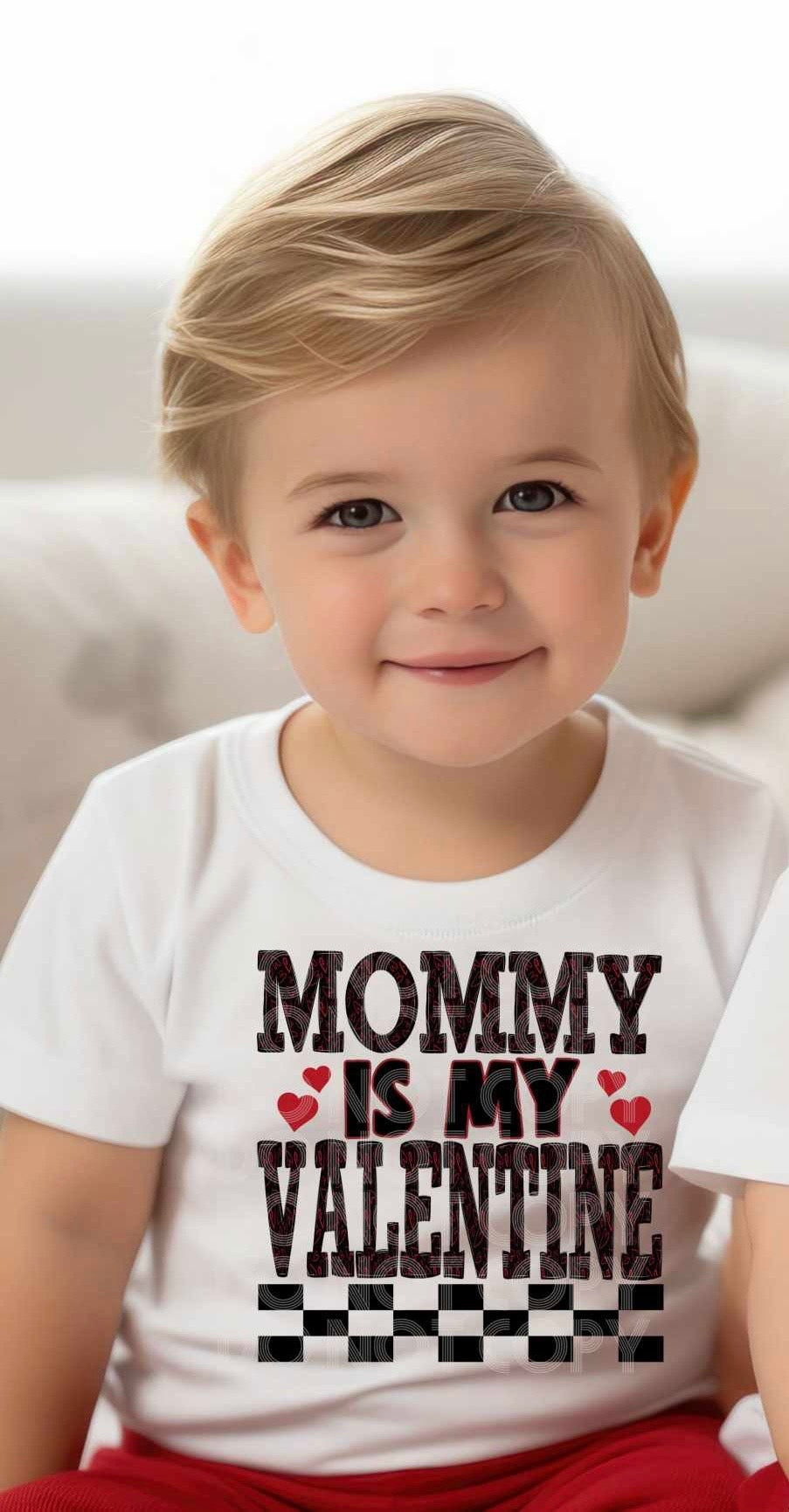 Mommy is my valentine (DD) 80290 DTF transfer