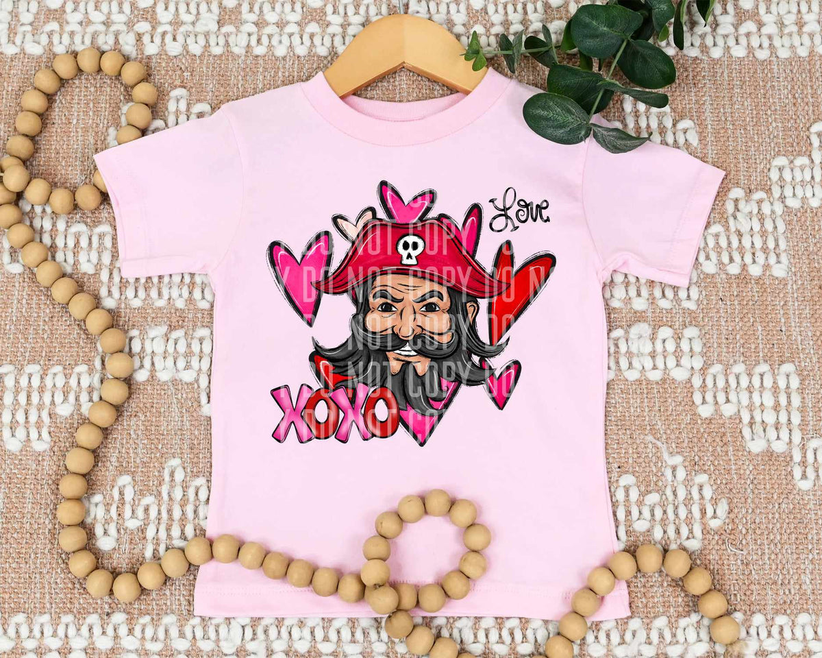 Xoxo red pirate (caplinger) 73362 DTF transfer