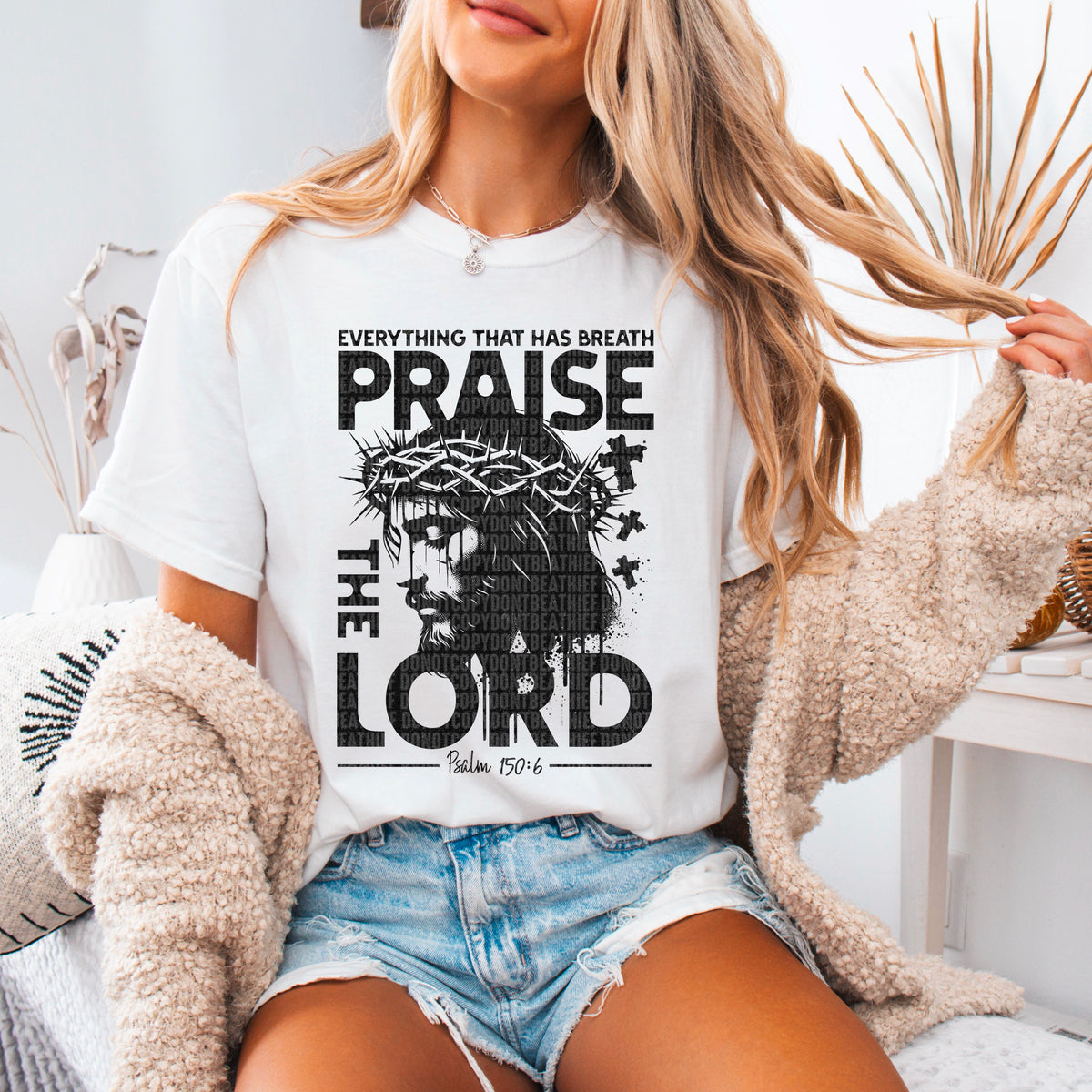 Everything that has breath praise the lord 93625 DTF transfer