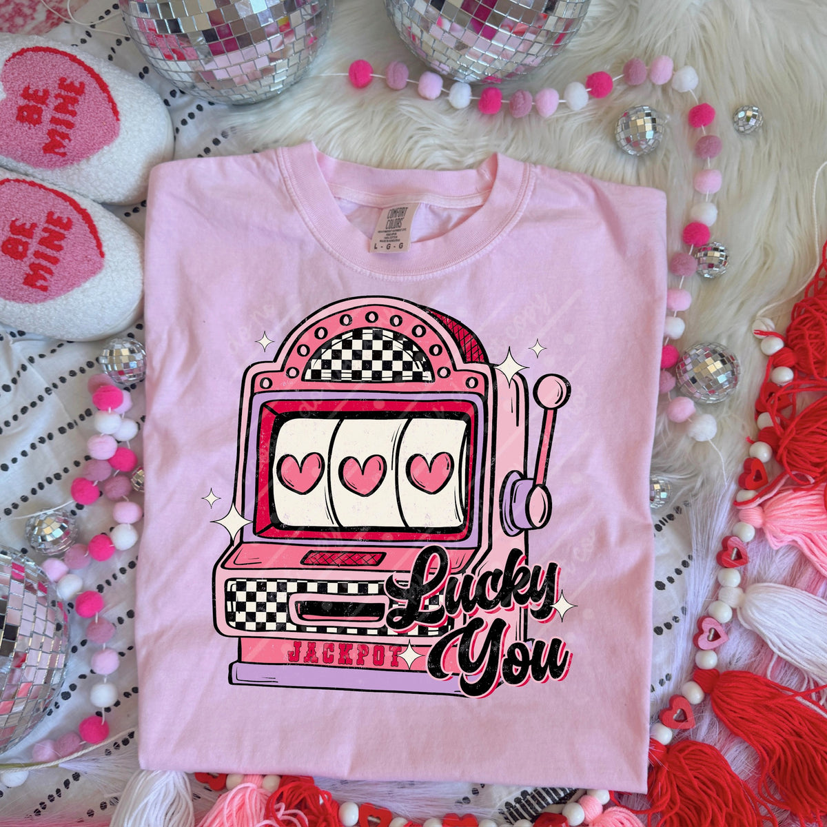 Lucky you slot machine (scarlow) DTF transfer