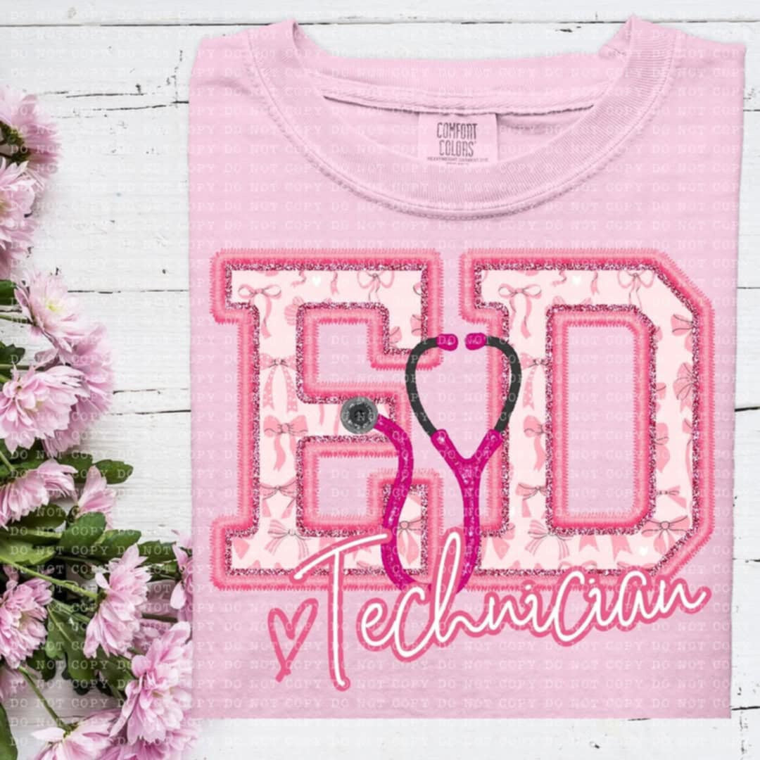 ED technician coquette (ECHT) 93517 DTF transfer