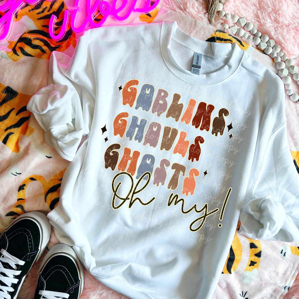 Goblins ghouls ghosts oh my (MMD) 52651 DTF transfer