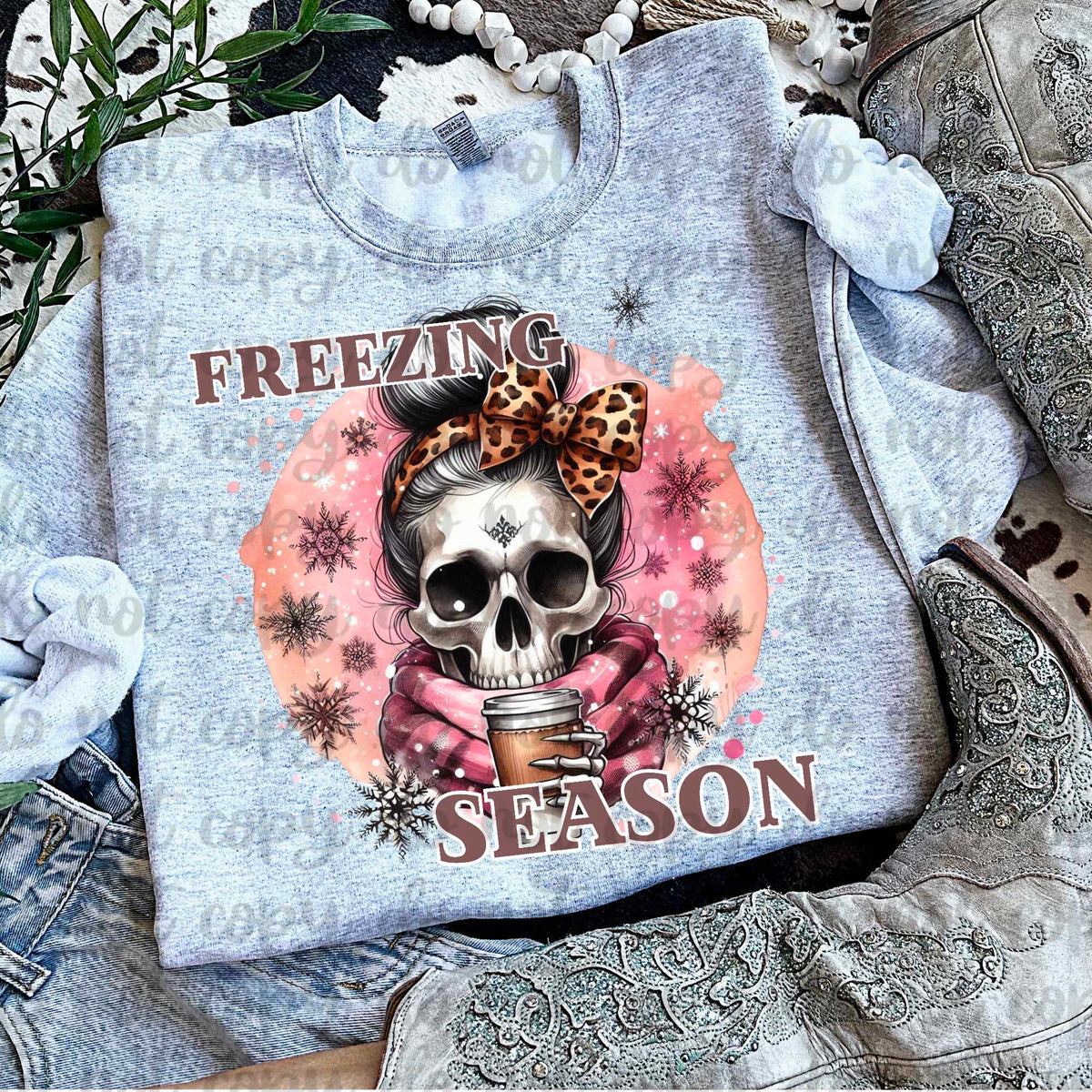 Freezing season skellie (vintage) 60722 DTF transfer