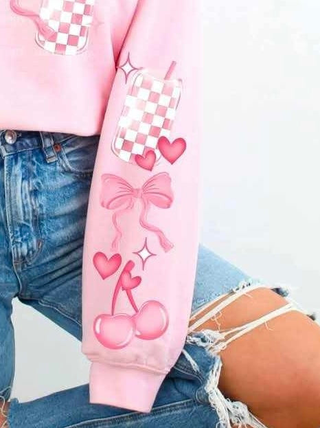 Girly girl sleeve (CSC) 77300 DTF transfer