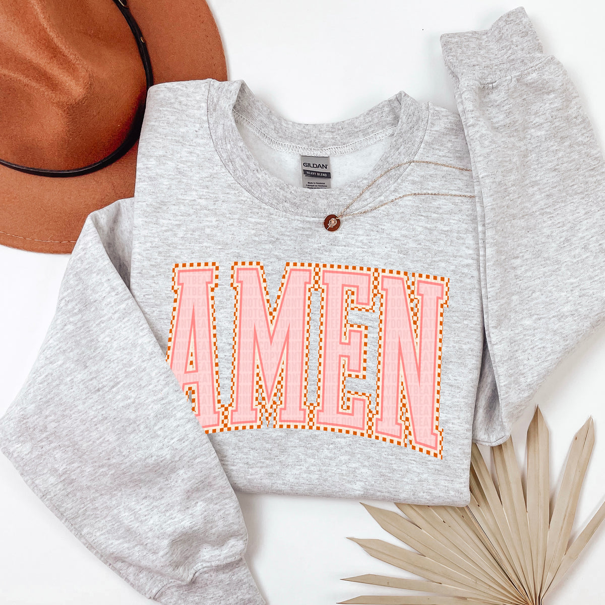 Amen light pink 97643 DTF transfer