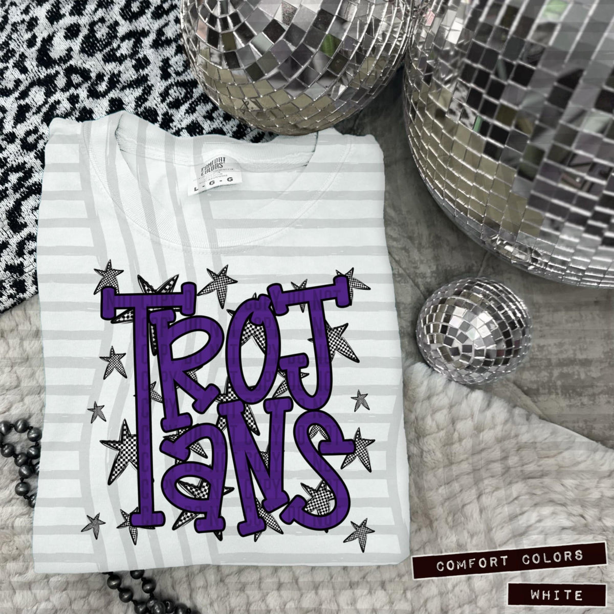 Purple Staggered Mascots (Caplinger)