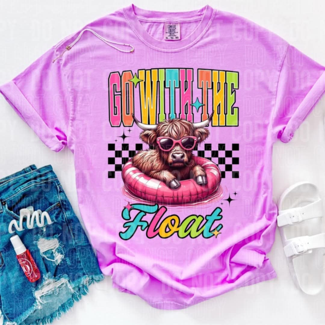 Go with the float (SBB) 103276 DTF transfer