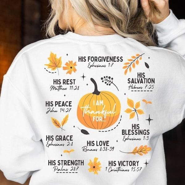 I am thankful for quotes pumpkin center (KARTA) 62907 DTF transfer