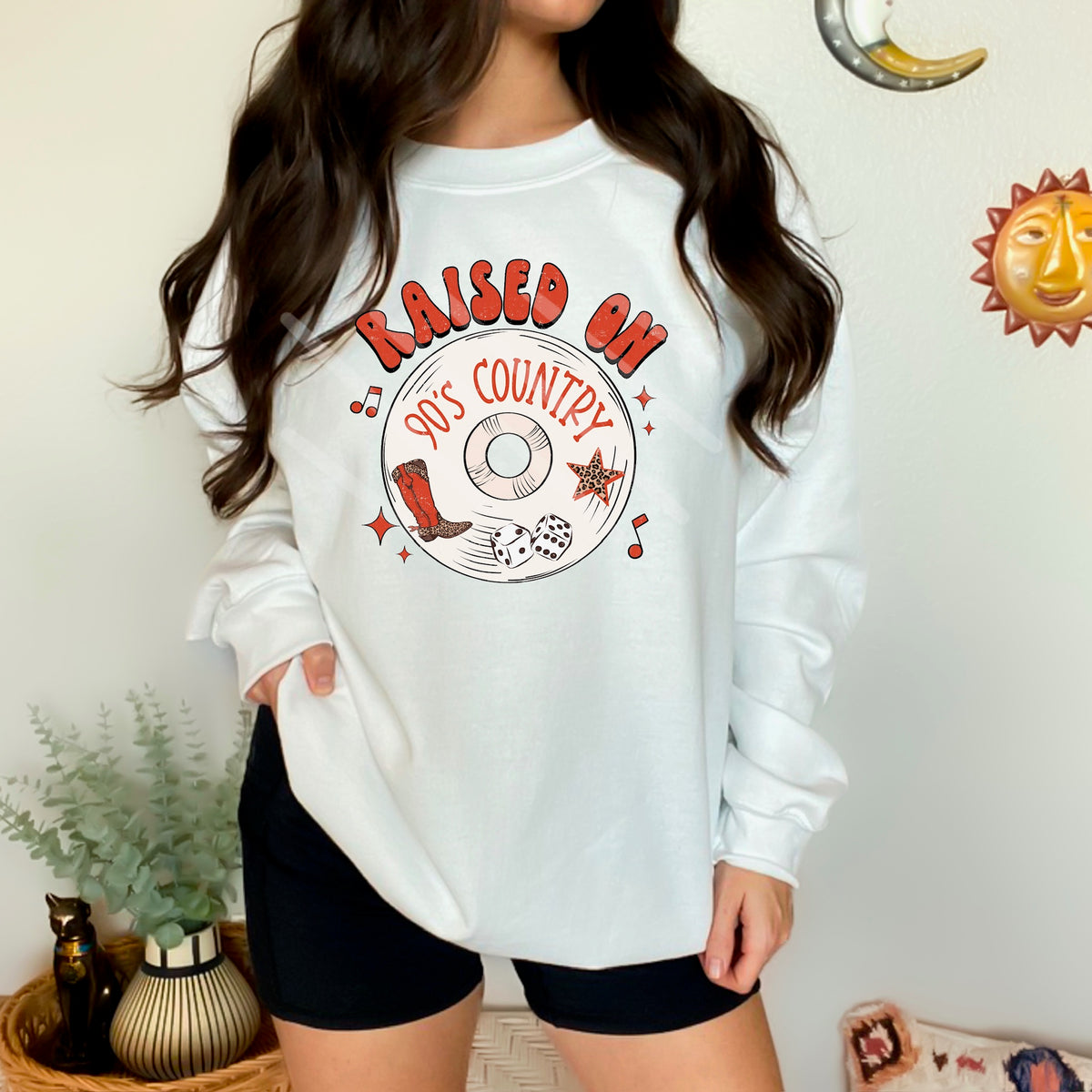 Raised on 90s Country CD (scarlow) DTF transfer