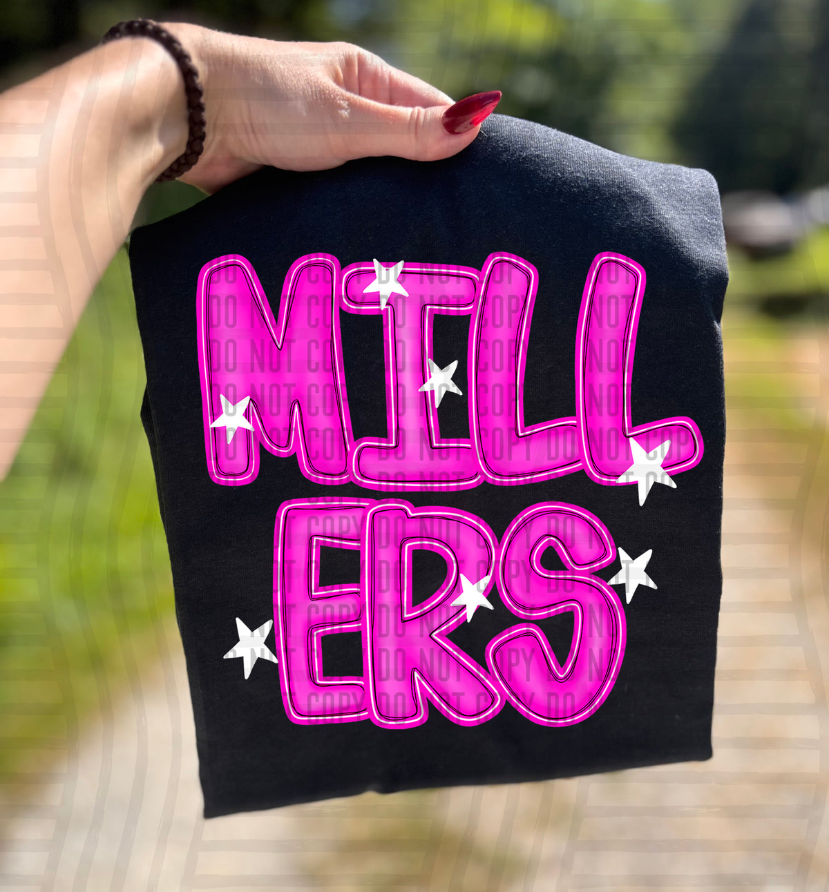 Millers Pink And Preppy Split 112914 DTF transfer