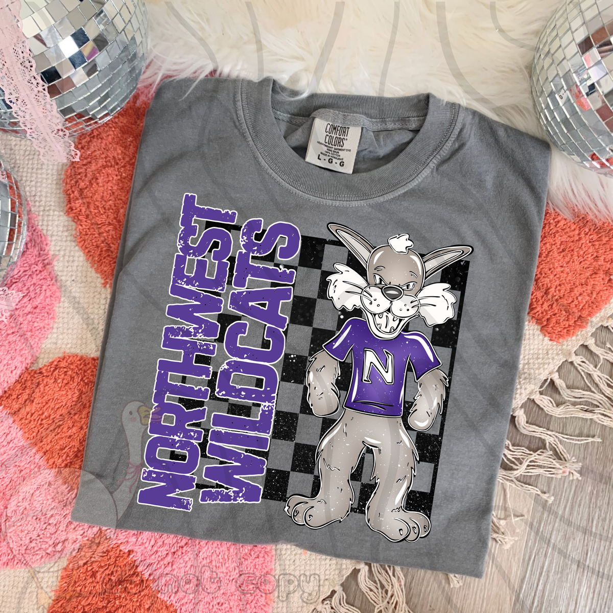north west wildcats 67 college mocks (dkdbk) DTF transfer
