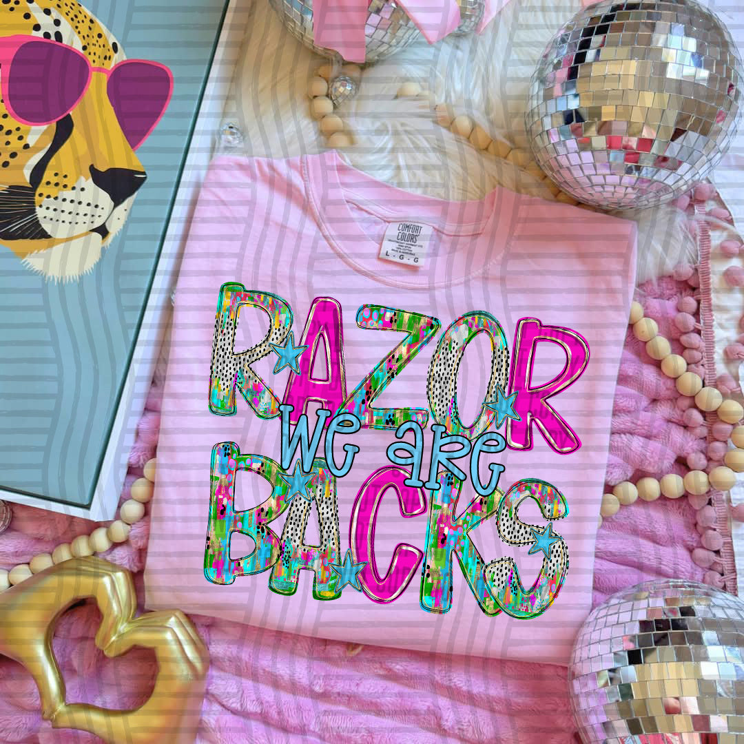 Razorbacks preppy luxe (Caplinger) DTF transfer